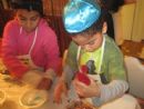 Nathan injecting
jelly in his donut